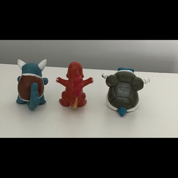 Pokemon Toys Figures Vintage Toy Figurines Mini Charmander Wartortle Bladtoise - Picture 3 of 15